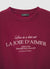 Balloon sweatshirt with embroidered lettering