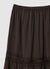 Long skirt with ruffles and lace inserts