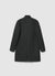 Coat with a stand-up collar in a solid colour