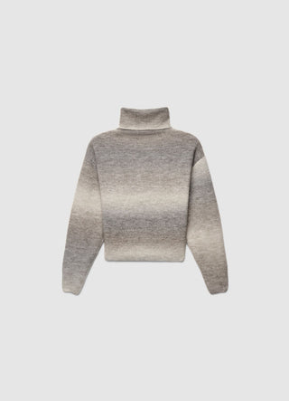 Maglia dolcevita sfumata