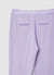 Pantaloni a zampa tessuto crepe