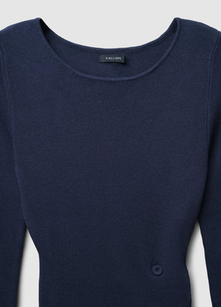 Drapierter Pullover