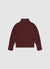 Pullover mit Stehkragen und englischem Rippenmuster