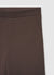 Leggings a zampa a tinta unita