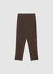 Trousers with pleats and elasticated waistband - XS