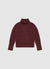 Pullover mit Stehkragen und englischem Rippenmuster