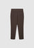 Pantaloni straight a tinta unita con vita regolabile