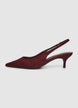 Slingback špic s srednjom potpeticom - 36