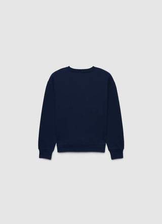 Solid colour crew neck sweatshirt