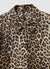 Camicia kimono simil satin fantasia animalier