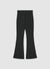 Flared long leggings with gathered elasticated waistband