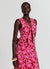 Long knot floral dress