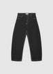 Solid-colour barrel trousers - 8-9