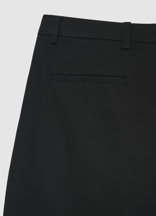 Pantaloncini chino ampi a tinta unita