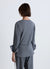Blusa girocollo con laccio in vita