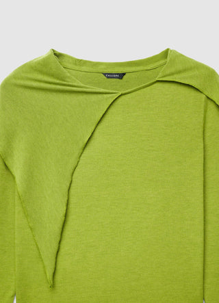 T-Shirt mit Knotenkragen