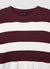 Gestreifter Strickpullover
