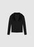 Cardigan a costine con collo effetto pelliccia