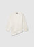 Pull doux à col en V avec dentelle à la base