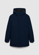 Einfarbiger Parka-Obermantel - S