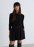 Crew neck jumper with dotted pattern