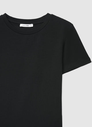 Plain-coloured T-shirt