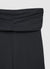 Leggings lunghi a gamba svasata con fascia arricciata