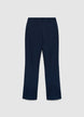 Plain-coloured cigarette trousers - XS