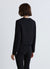 Short collarless jacket with buttons