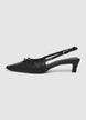 Slingback avec brides et talon bas - 36