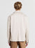 Suede-effect shacket with pockets