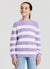 Maglia a righe girocollo