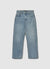 Jeans straight crop a cinque tasche