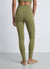 Leggings mit hohem Bund und rohem Saum