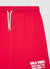 Pantaloncini ginnici over con coulisse e stampa