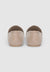 Suede-effect moccasin