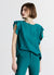 Blouse sleeves with ruffles