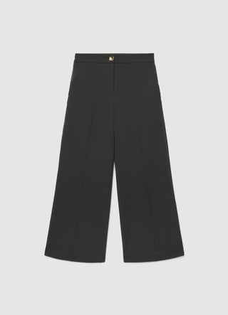 Wide-leg culotte trousers