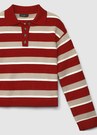 Gestreifter Pullover