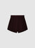 Kurze Hose mit Falten und Schnalle