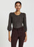 Body in maglia con trecce