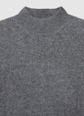 Cable knit jumper