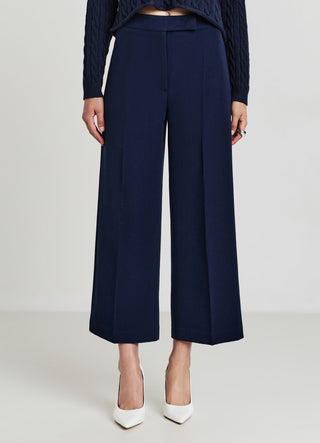 High-waisted culottes