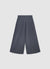 Pantaloni culotte con pieghe simmetriche