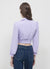 Camicia crop con nodo
