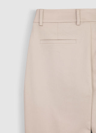 Cotton sateen trousers