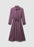 Shirt dress with knot