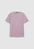 Solid-coloured crew-neck T-shirt