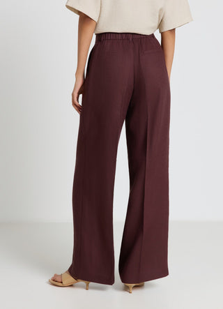 Linen palazzo trousers