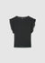 Blusa con maniche a volant